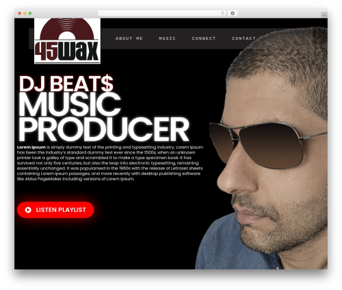Sonaar music pro WordPress plugin - 45wax.com