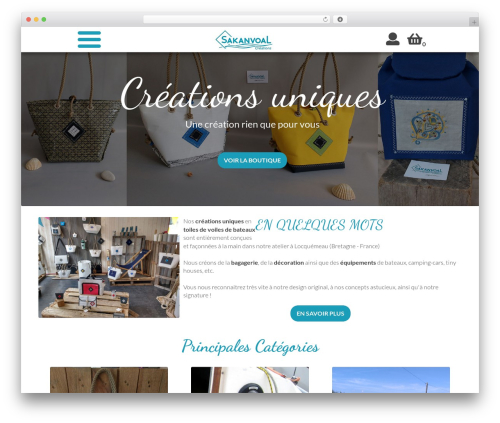 Storefront free WordPress theme - sakanvoalcreations.fr