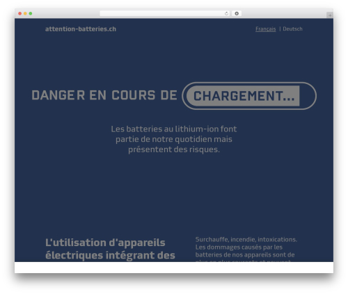 Theme wp_test2018 WordPress theme - attention-batteries.ch