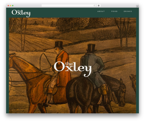 WordPress theme Divi - theoxley.com