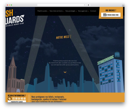 WordPress theme Esaris - flashguards.com