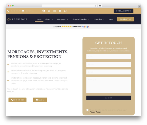 WordPress theme Hello Elementor - rockstonefa.co.uk