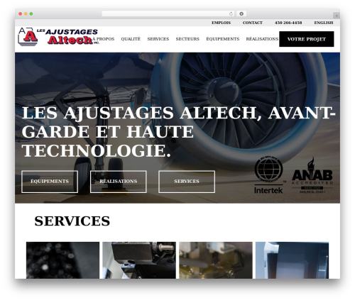 Altech 2018 WordPress theme - ajustagesaltech.com