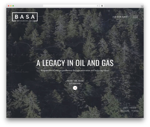 Basa theme WordPress - basaresources.com