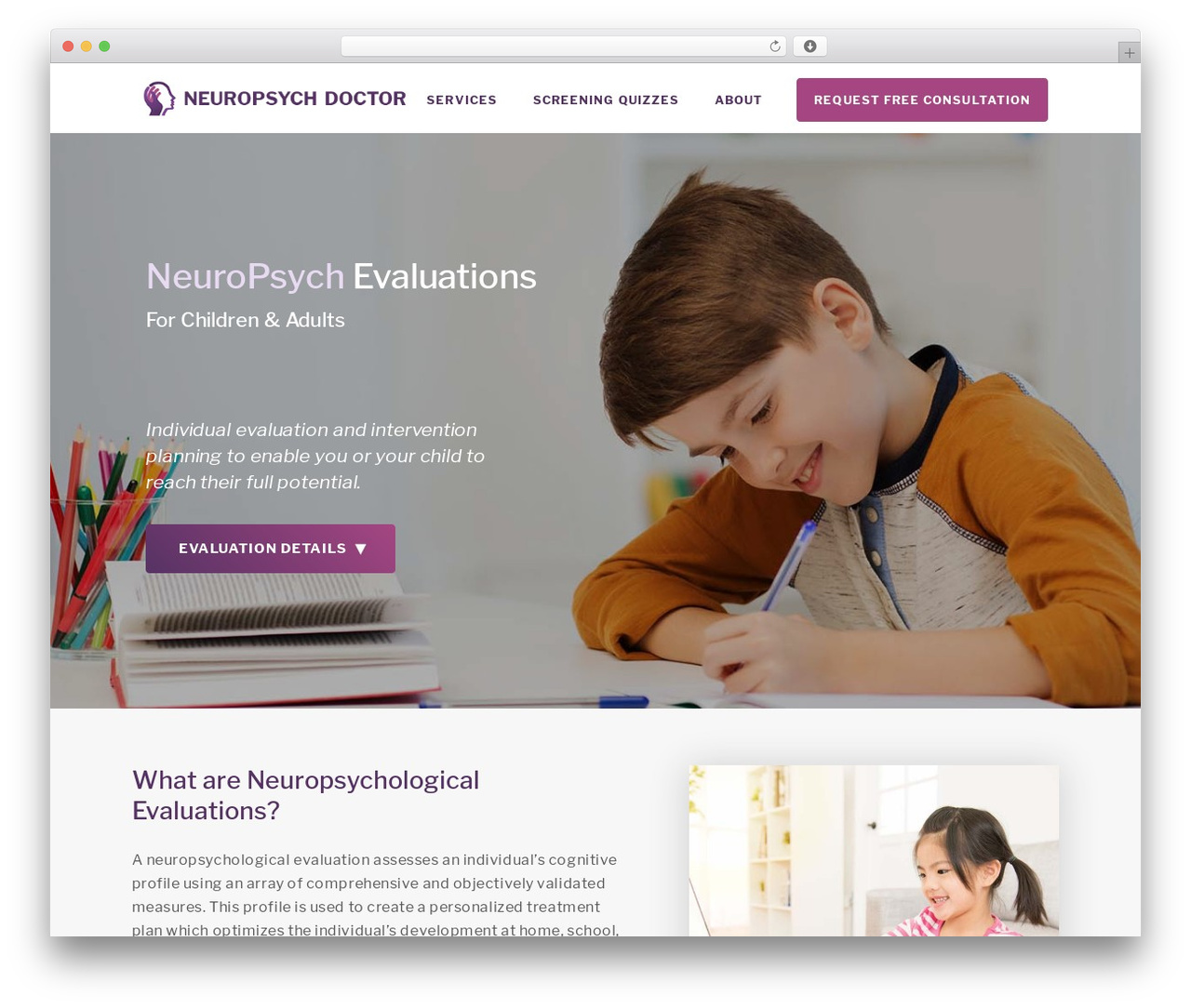 Bridge WordPress theme - neuropsychdoctor.com