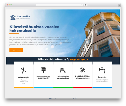 Custom Client Theme WordPress theme design - jarvenpaankh.fi