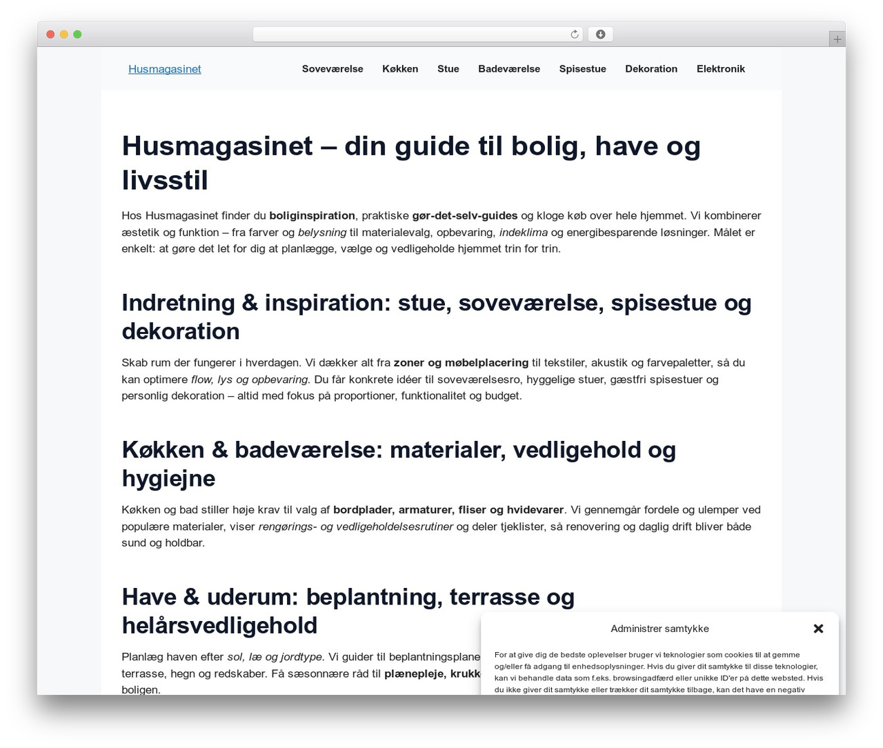 GeneratePress WordPress theme - husmagasinet.dk