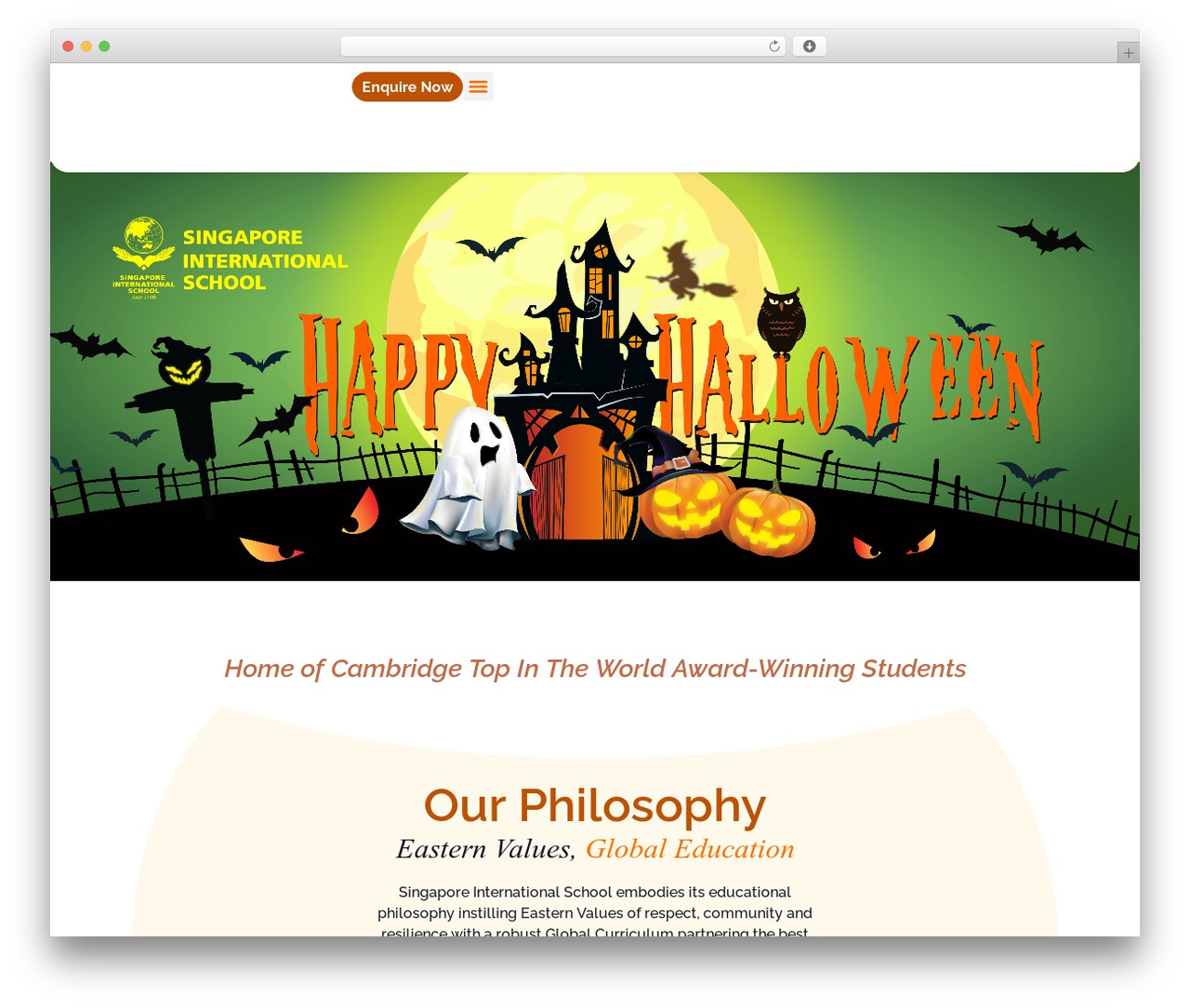 SIS WordPress website theme - vanphuc.sis.edu.vn