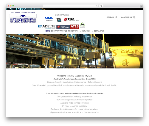 Mild WordPress theme - aerobridges.com