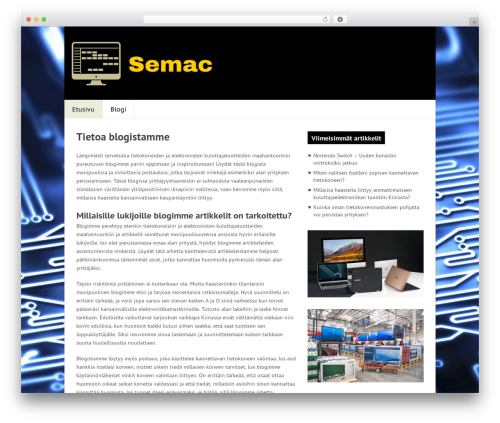 Saturation WordPress theme - semac.fi