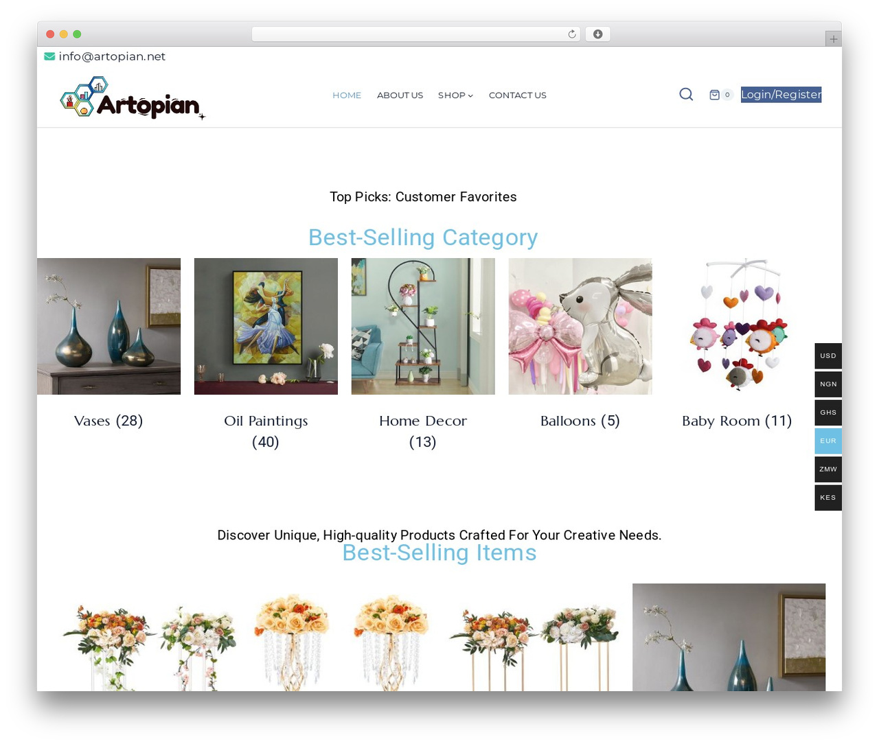 Basetheme WordPress theme - artopian.net