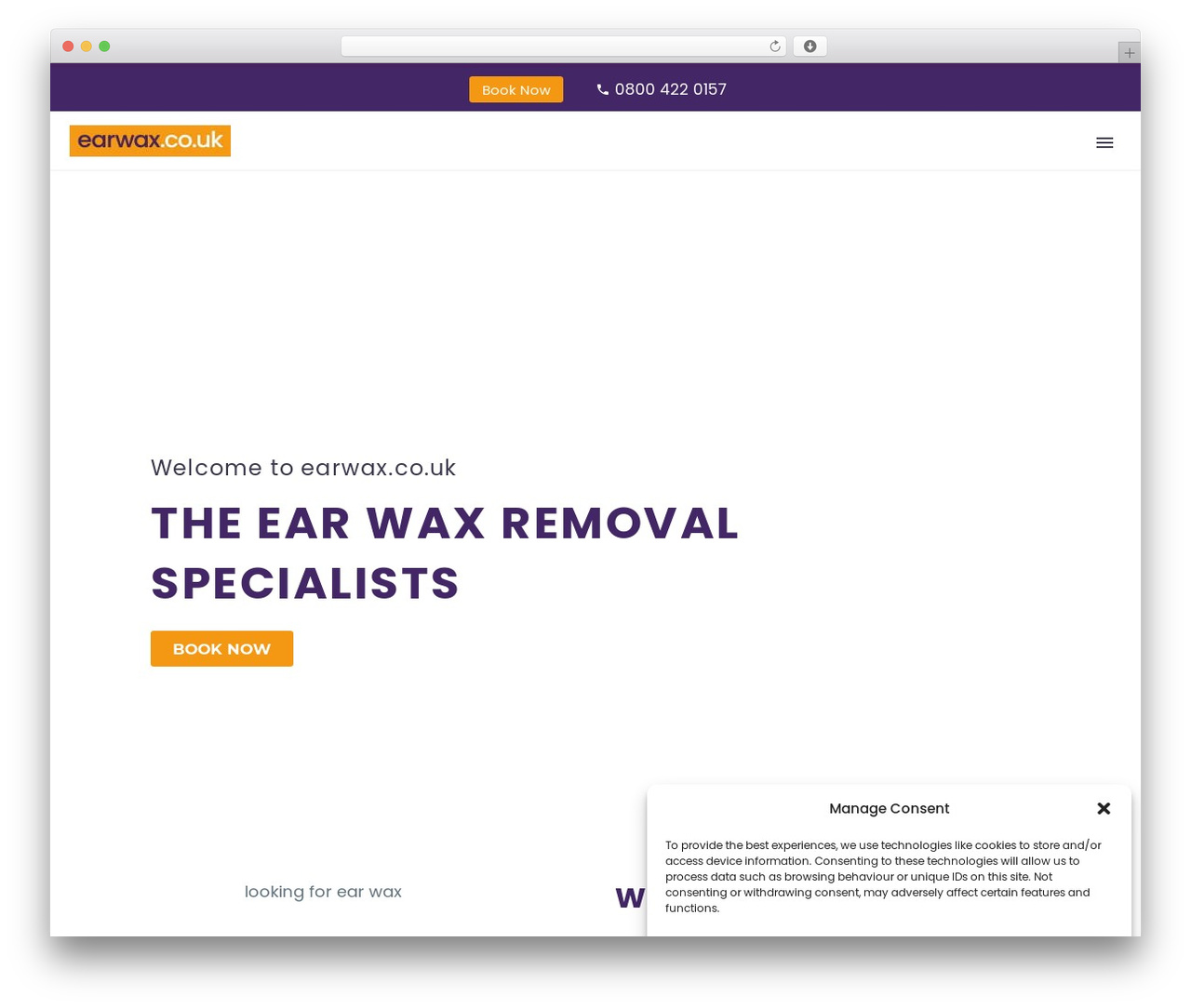 TheGem WordPress theme - earwax.co.uk