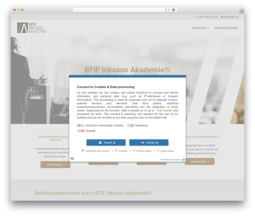 Theme WordPress Divi - sachkunde-inkasso.de