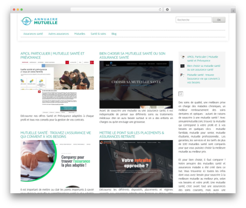 Theme WordPress generic-site - annuairemutuelle.com