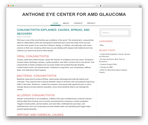Theme WordPress Monaco - anthoneeyecenter.com