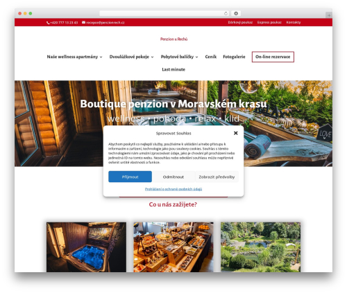 WordPress theme Divi - penzionrech.cz