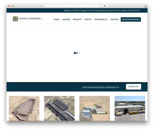 WordPress theme Orga - alfanolegnami.com