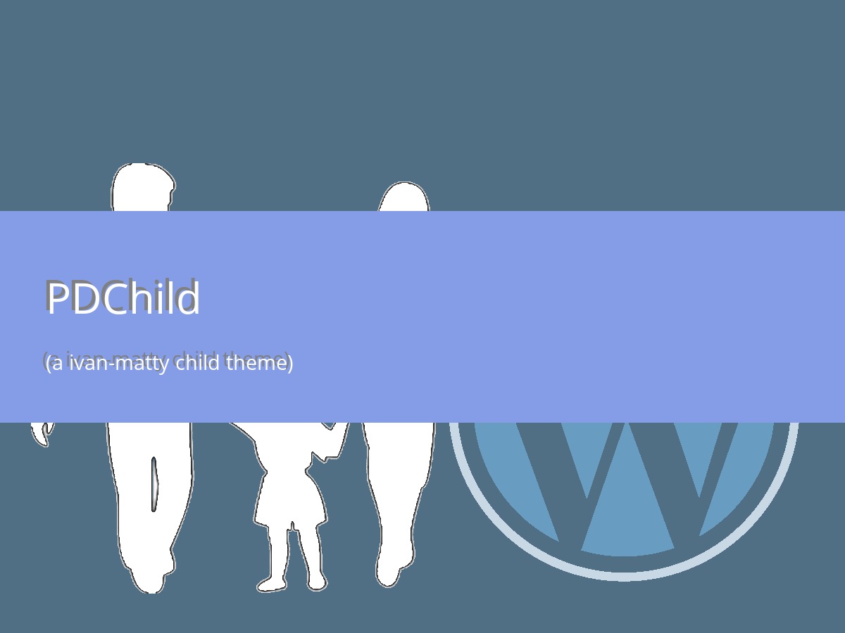 WordPress theme PDChild WordPress theme PDChild