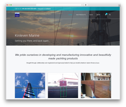 Ark WordPress theme - kinlevenmarine.com