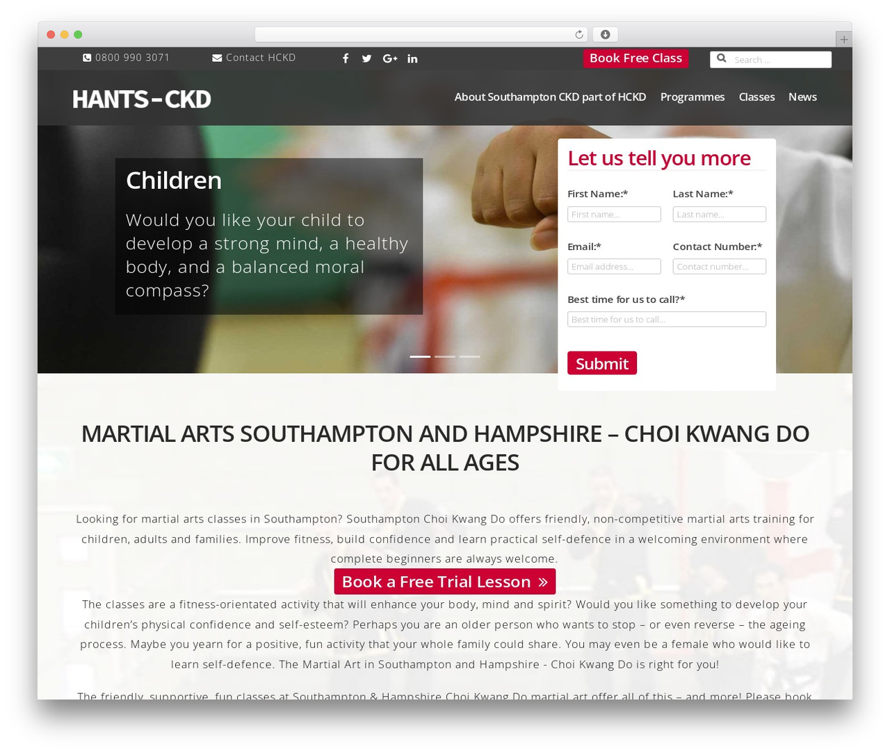 Astrid theme WordPress - hampshireckd.com