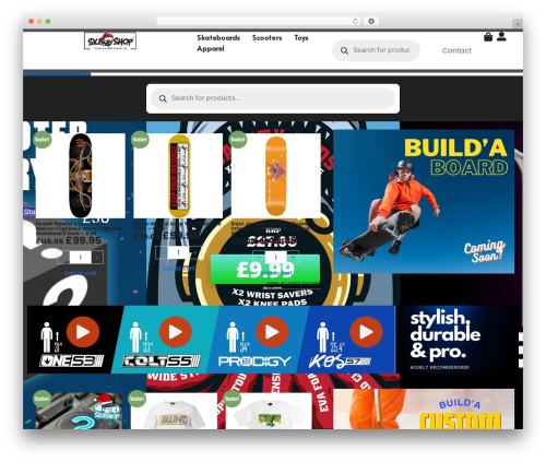 Tenweb builder WordPress plugin - sk8shop.co.uk