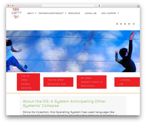 ChapterOne WordPress website theme - theoperatingsystem.org