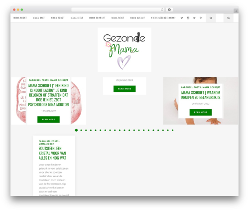 Flow WordPress theme - gezondemama.nl