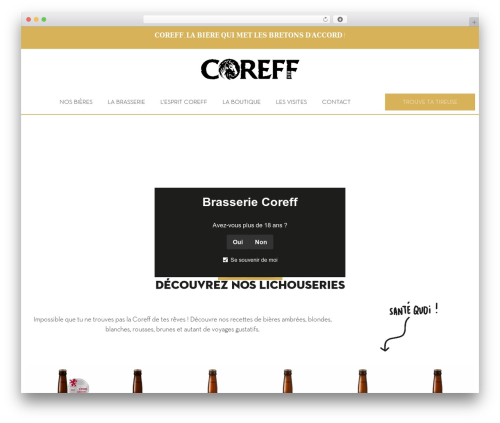Hello Elementor WordPress theme - brasserie-coreff.com