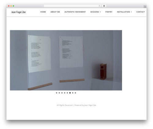 Integral WordPress theme design - jeanfogelzee.com Integral WordPress theme design - jeanfogelzee.com