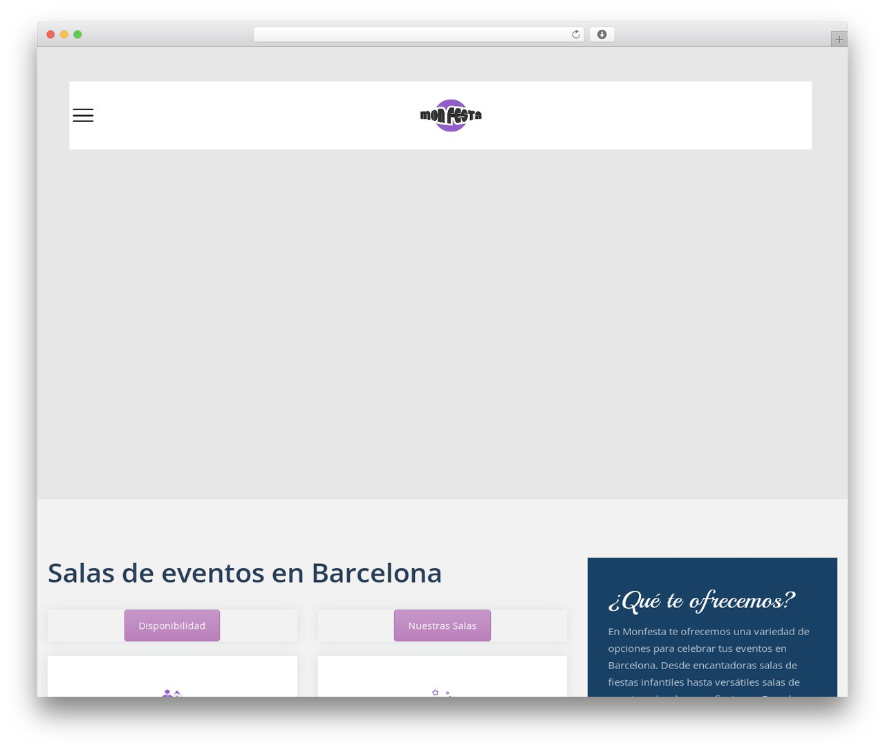 Presentup WordPress theme - monfesta.com