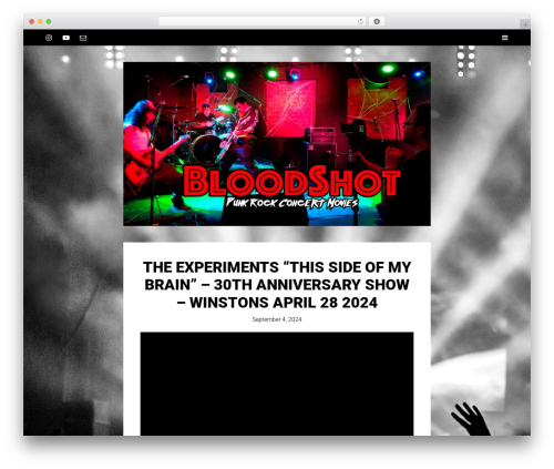 Singl WordPress theme - bloodshotmovies.com