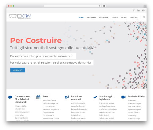 Supercom 2019 theme WordPress - supercom.it