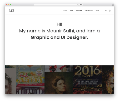 Uncode premium WordPress theme - mounirsalhi.com