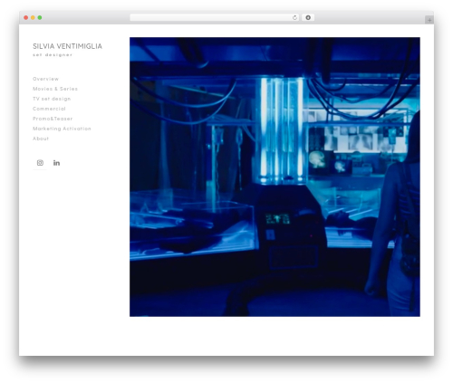 WordPress theme Made - silviaventimiglia.com