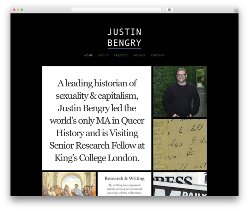 WordPress theme bleecker - justinbengry.com