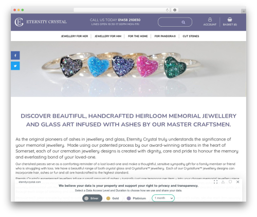 WordPress theme Morb One - eternitycrystal.com