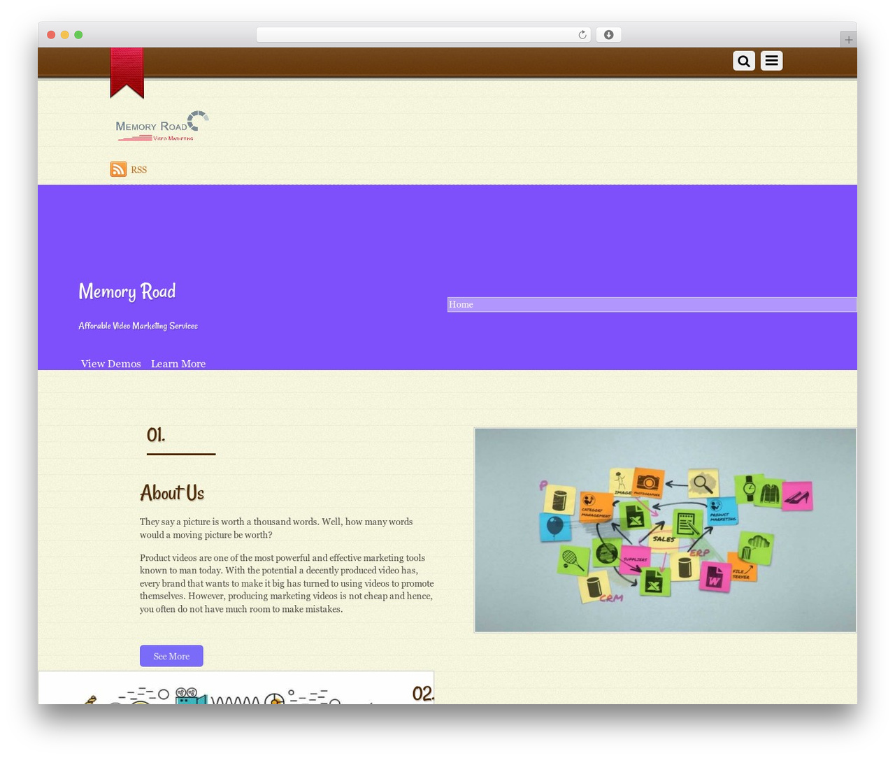 WordPress theme Themify Notes - memoryroad.com.au