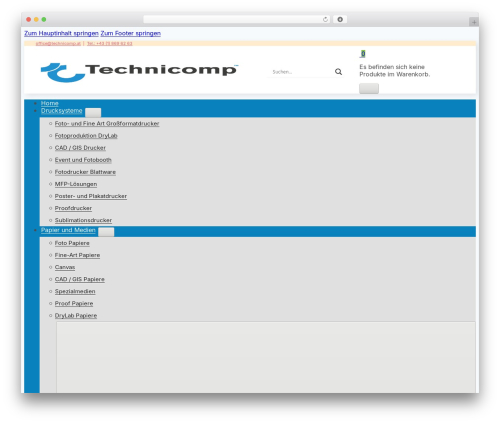 Bricks top WordPress theme - technicomp.at