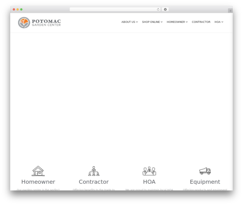 CiyaShop WordPress ecommerce theme - potomacgardencenter.com