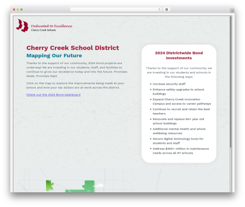 Compete Interactive Map WordPress theme - cherrycreekschooldistrict.info
