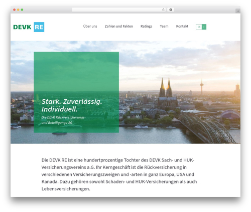DEVK WordPress theme design - devk-re.com