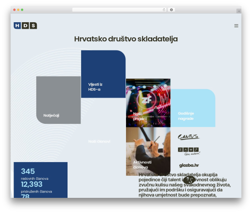 EA93 Wordpress Webpack Theme WordPress theme - hds.hr