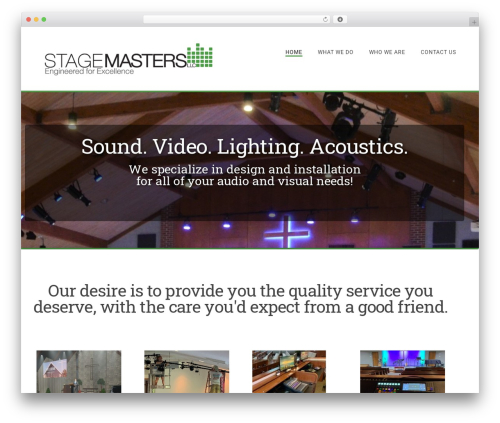 Theme WordPress Genesis - stage-masters.com