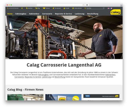 Mmenu WordPress plugin - calag.ch