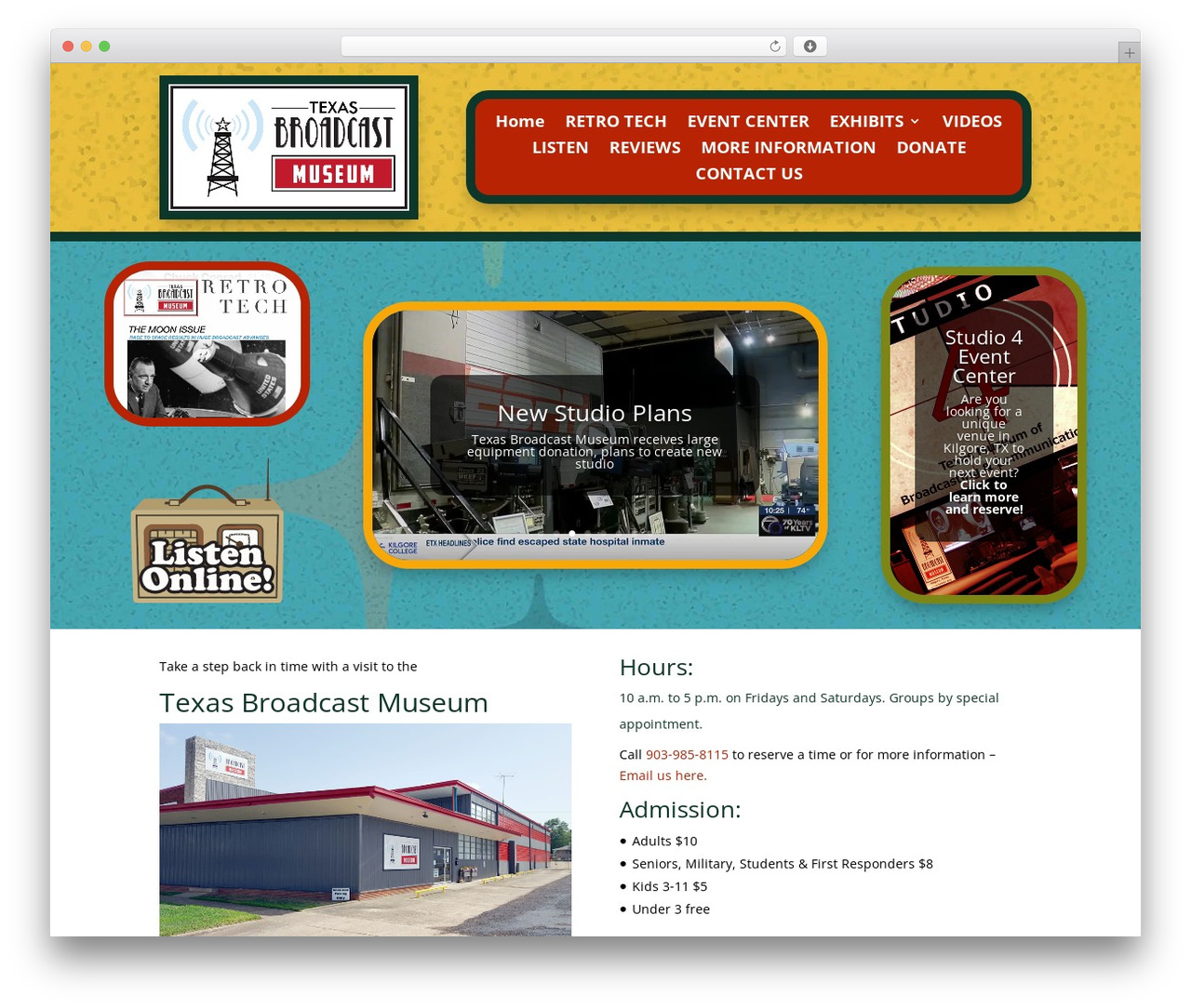 WordPress theme Divi - texasbroadcastmuseum.com WordPress theme Divi - texasbroadcastmuseum.com