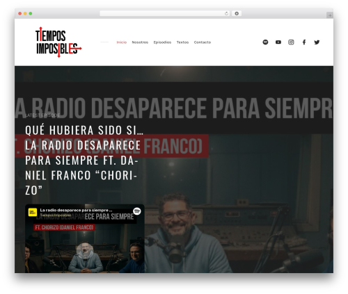 Castilo theme WordPress - tiemposimposibles.com
