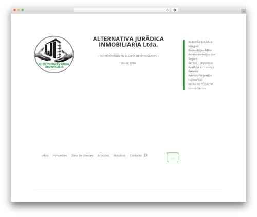 Divi top WordPress theme - alternativajuridicainmobiliaria.com
