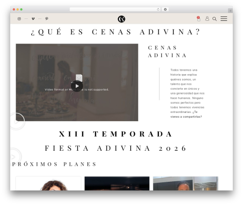 Woo events WordPress plugin - cenasadivina.com