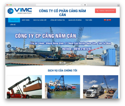 MegaStore WordPress store theme - namcanport.com