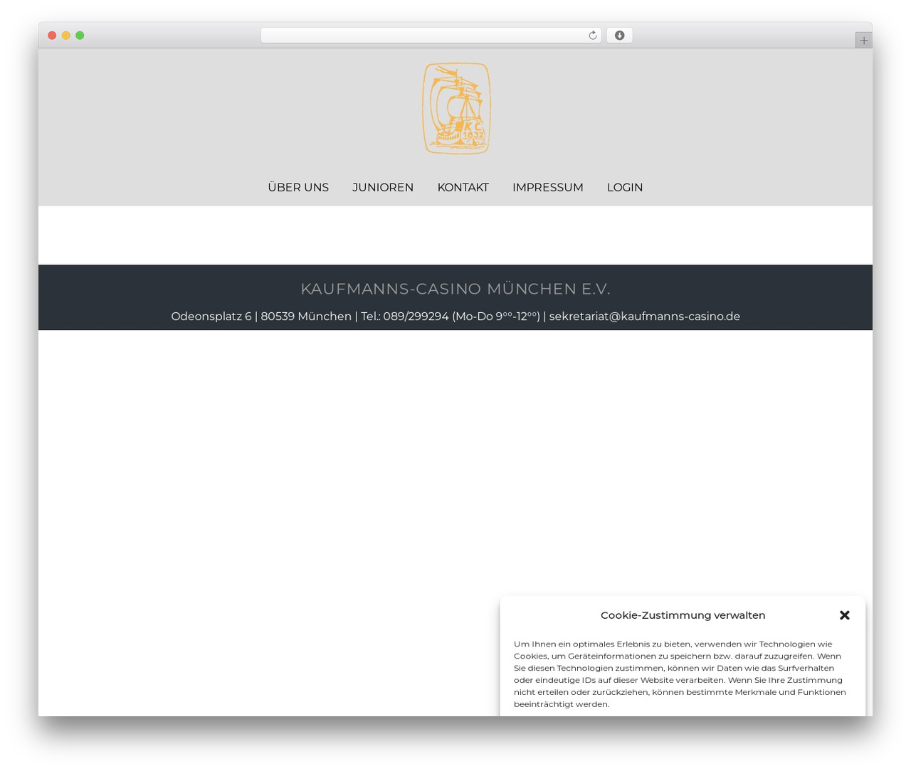Pro WordPress theme - kaufmanns-casino.de